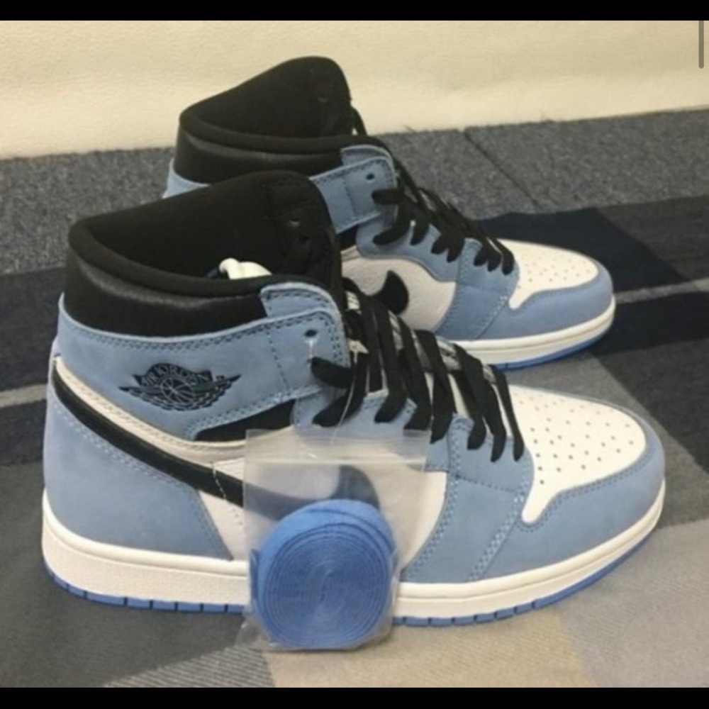 blue Jordan 1’s